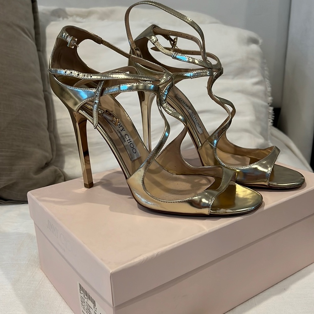 Jimmy choo lance strappy sandal size 40